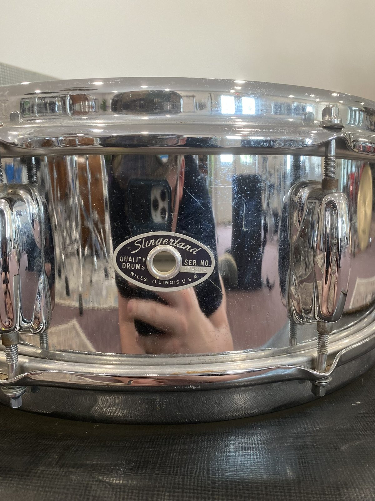 Slingerland 5x14" 8-Lug Steel Snare Drum