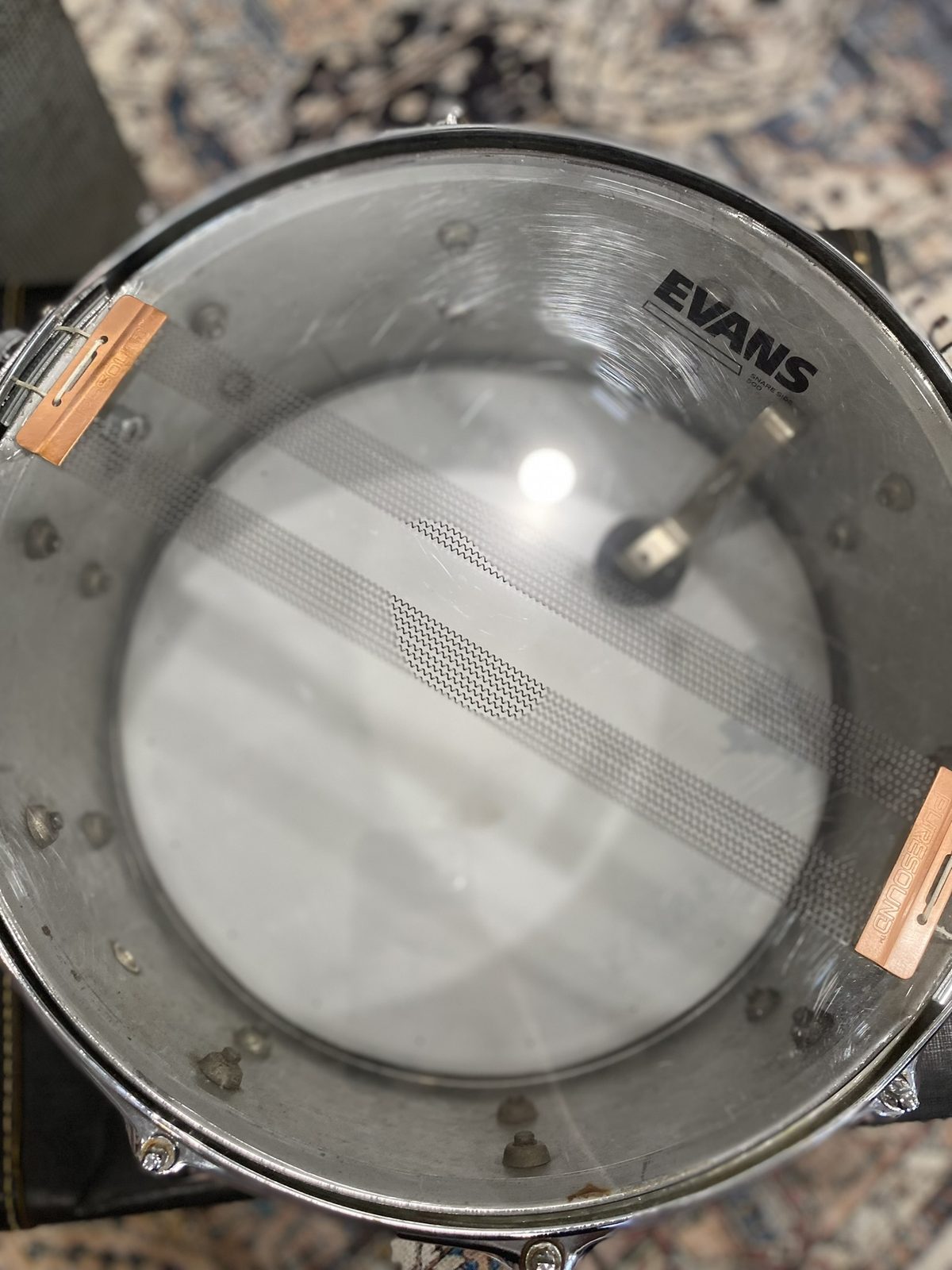 Slingerland 6.5x14" Gene Krupa Chrome Over Brass 10-Lug Snare Drum