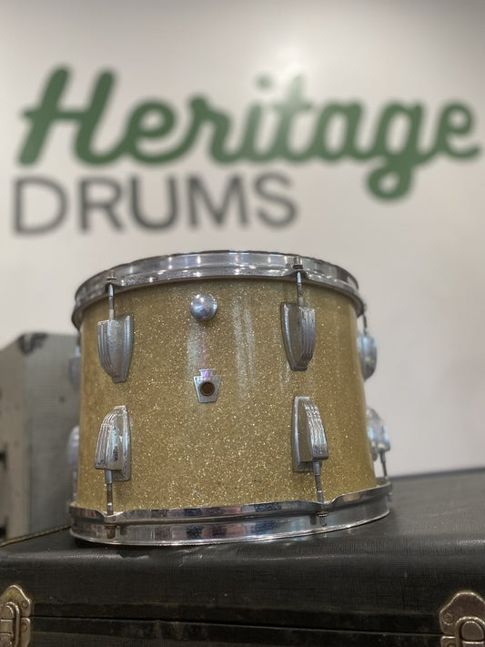 WFL 9x13" Rack Tom - Golden Sparkle (Re-Ring)