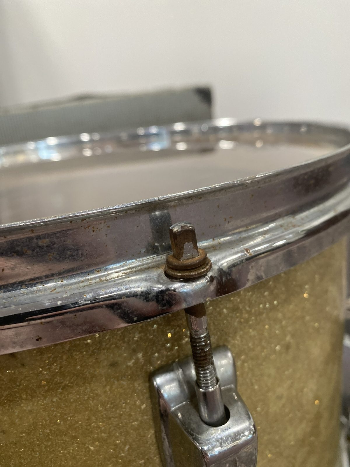 WFL 9x13" Rack Tom - Golden Sparkle (Re-Ring)