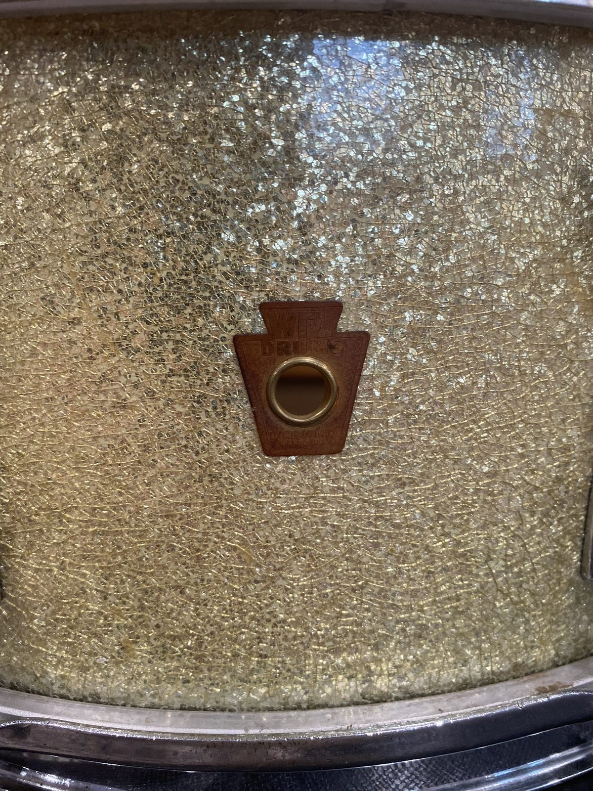 WFL 6.5x14" 1958 Golden Sparkle Snare Drum