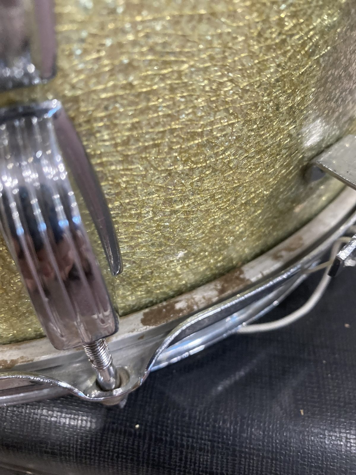 WFL 6.5x14" 1958 Golden Sparkle Snare Drum