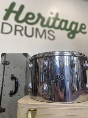 Slingerland 10x5" Vintage Rock Tom - Chrome on Wood