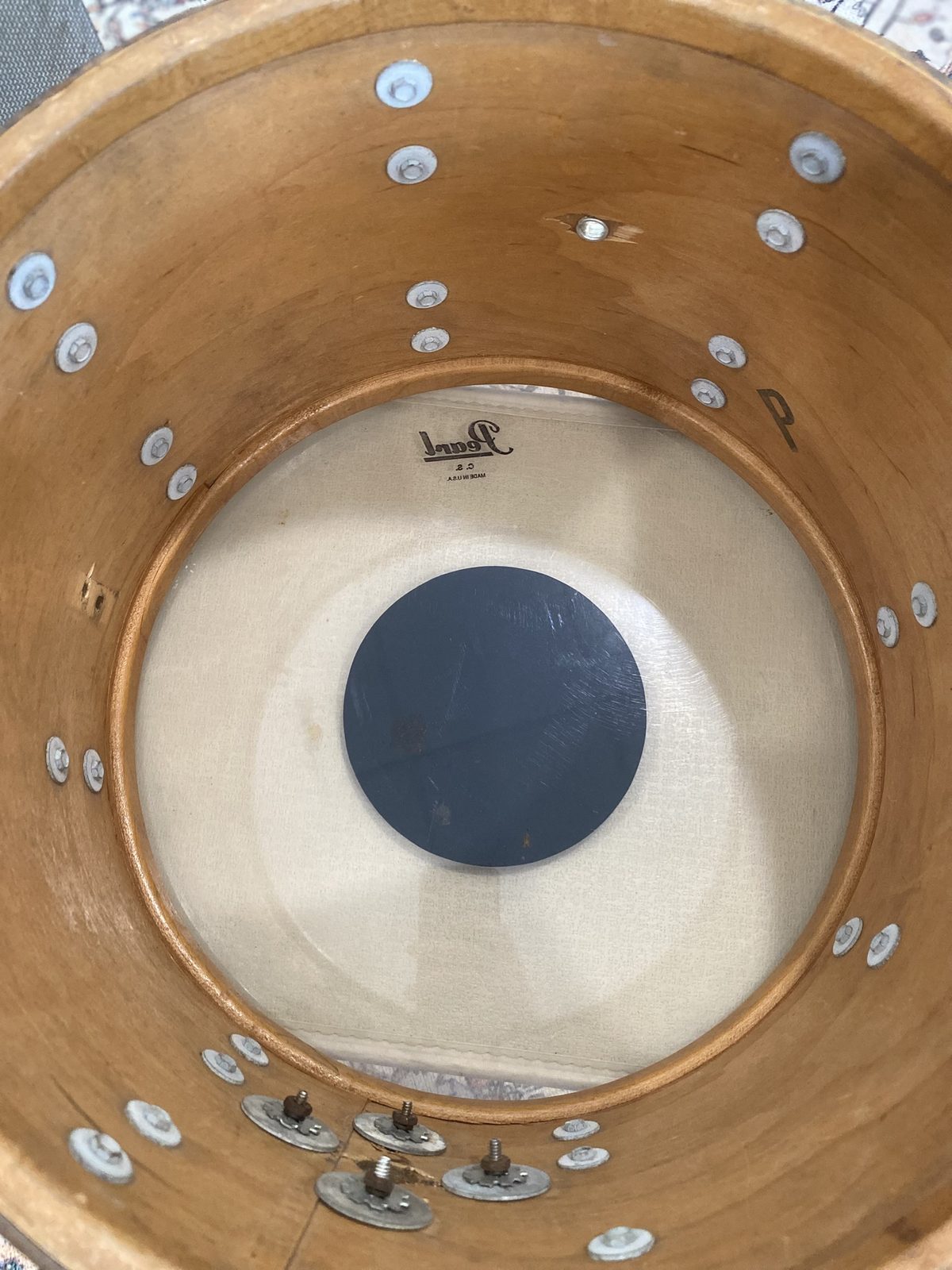 Slingerland 10x5" Vintage Rock Tom - Chrome on Wood