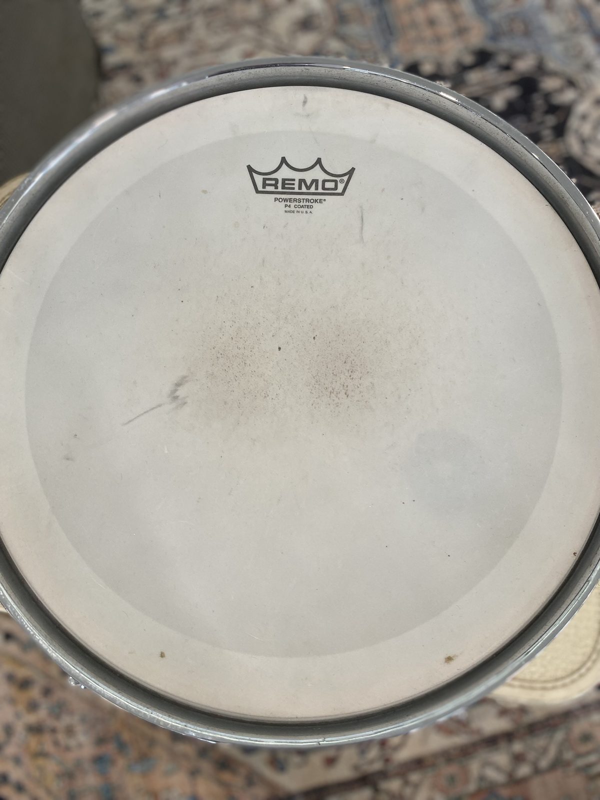 Rogers Vintage 5x14" B&B Spotlight Snare Drum - White Marine Pearl