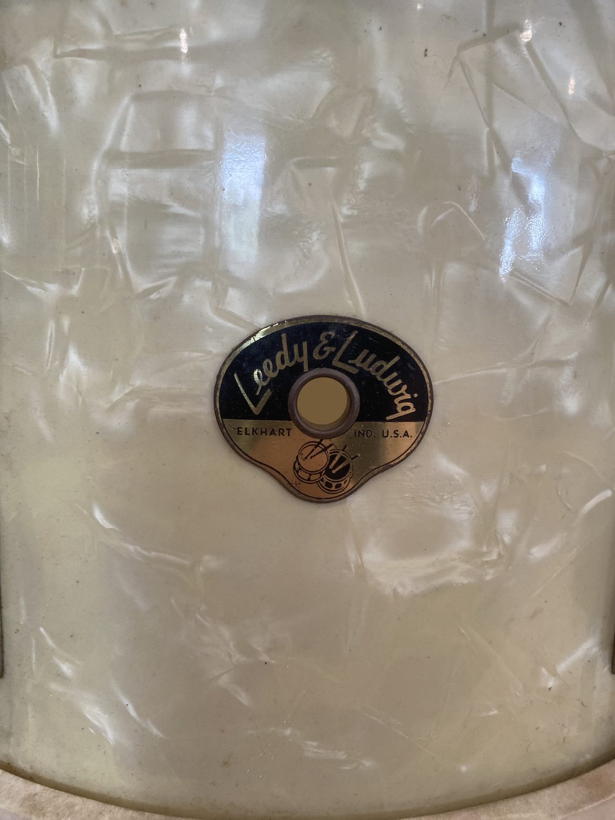 Leedy & Ludwig 8x12" Vintage Rack Tom - White Marine Pearl