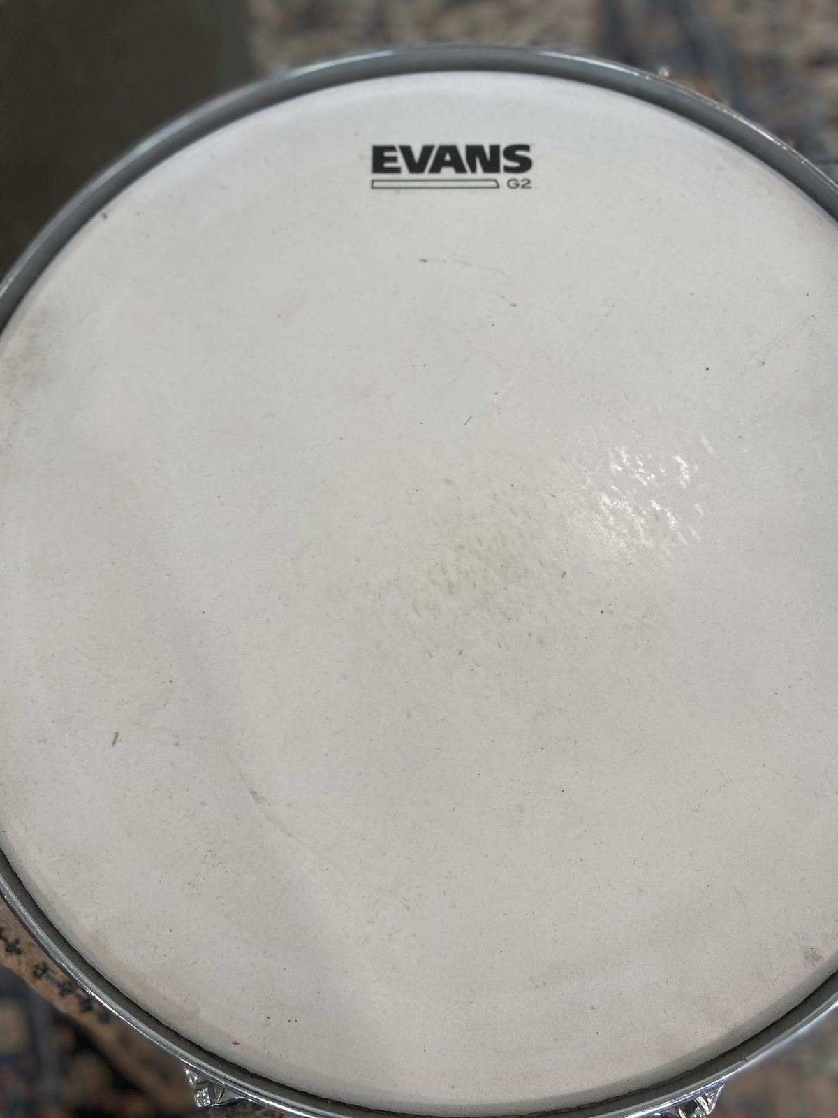 Slingerland Converted Snare Drum - Silver Sparkle