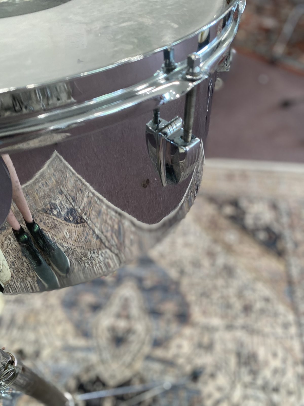 Ludwig Vintage 6x14" & 6x13" Timbales with Stand