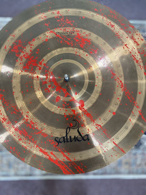 Saluda Prototype Blood Splattered 20" Ride Cymbal