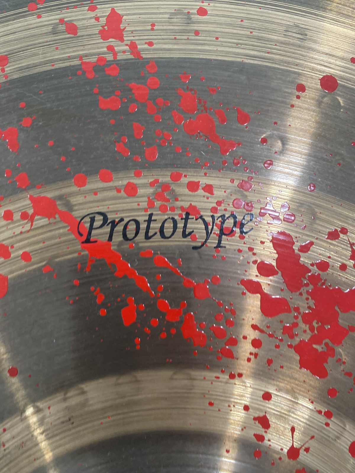 Saluda Prototype Blood Splattered 20" Ride Cymbal
