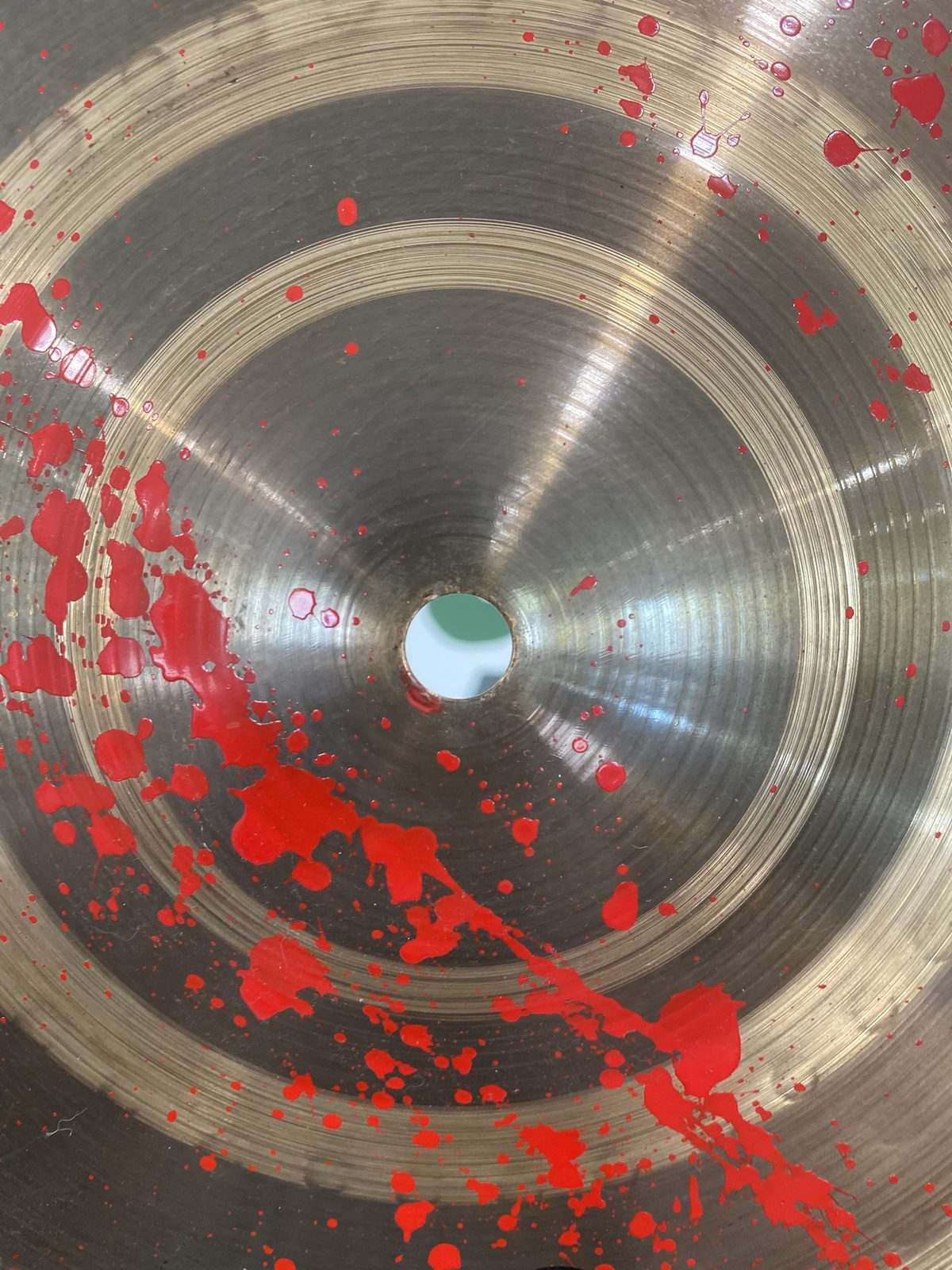 Saluda Prototype Blood Splattered 20" Ride Cymbal