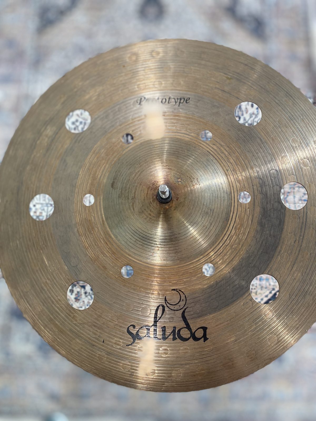 Saluda Prototype 13" Holey Splash Cymbal