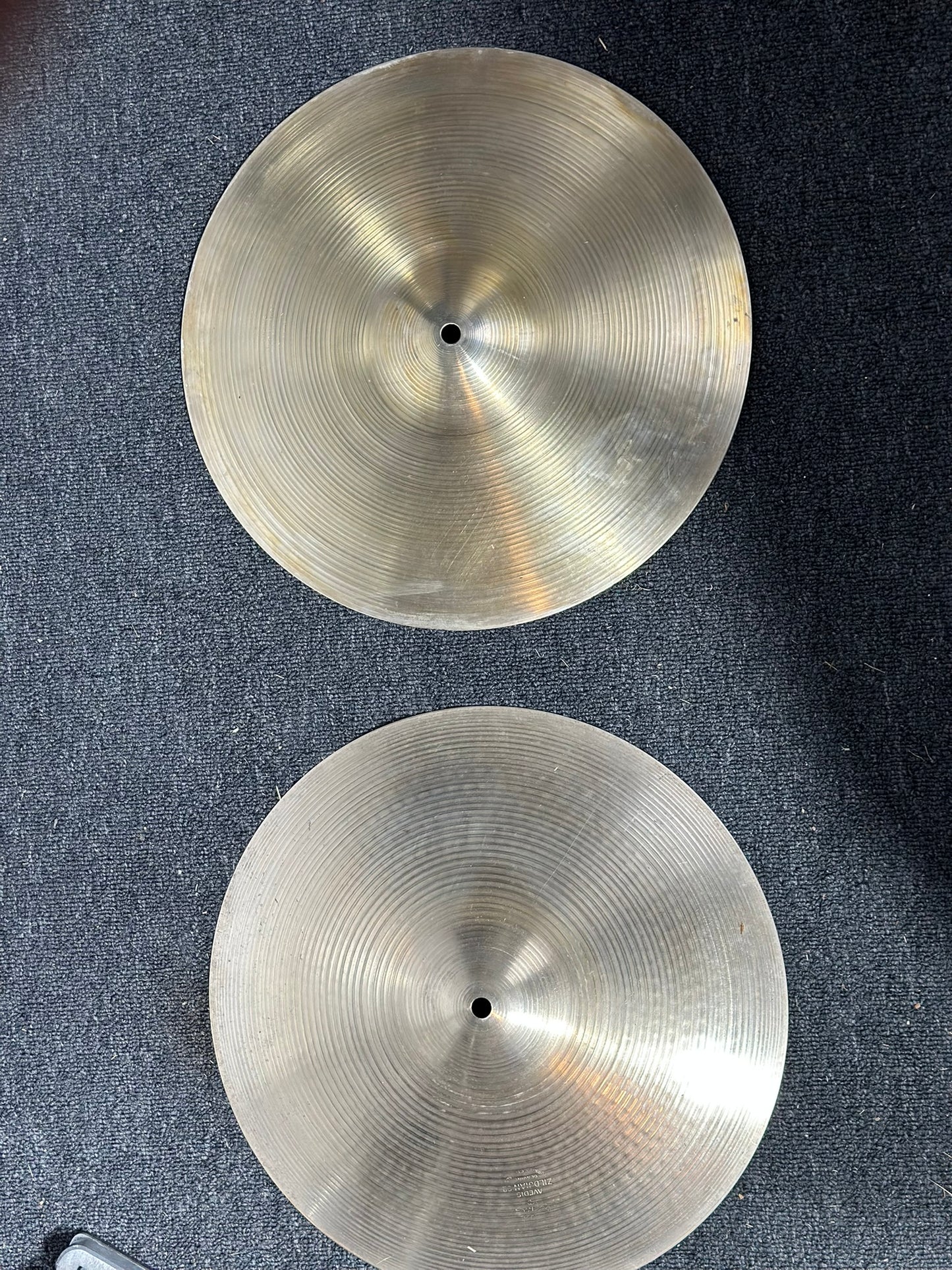 Zildjian 15" Hi Hats - 1970s Thin Stamp