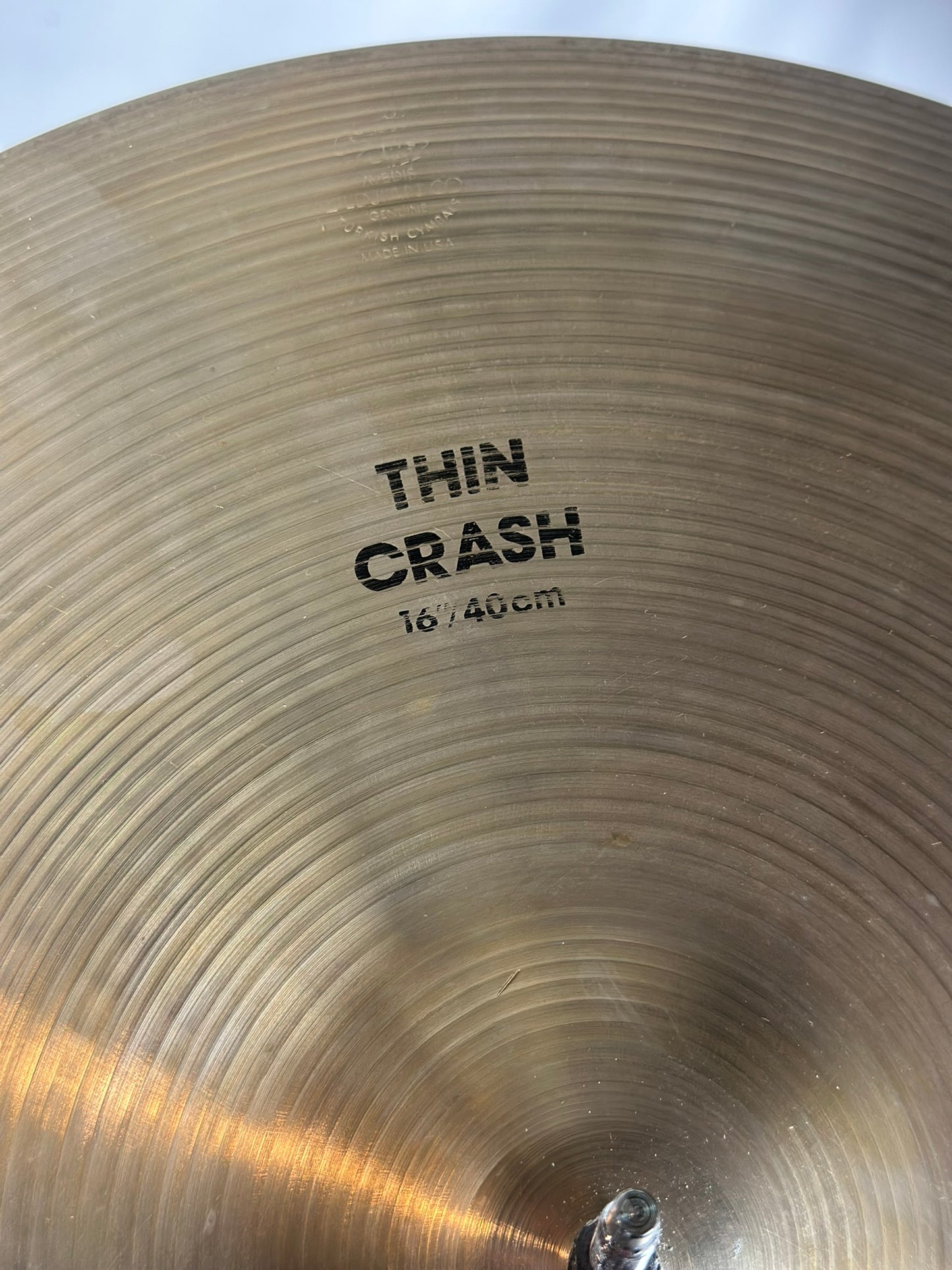 Zildjian A 16" Medium Thin Crash Cymbal