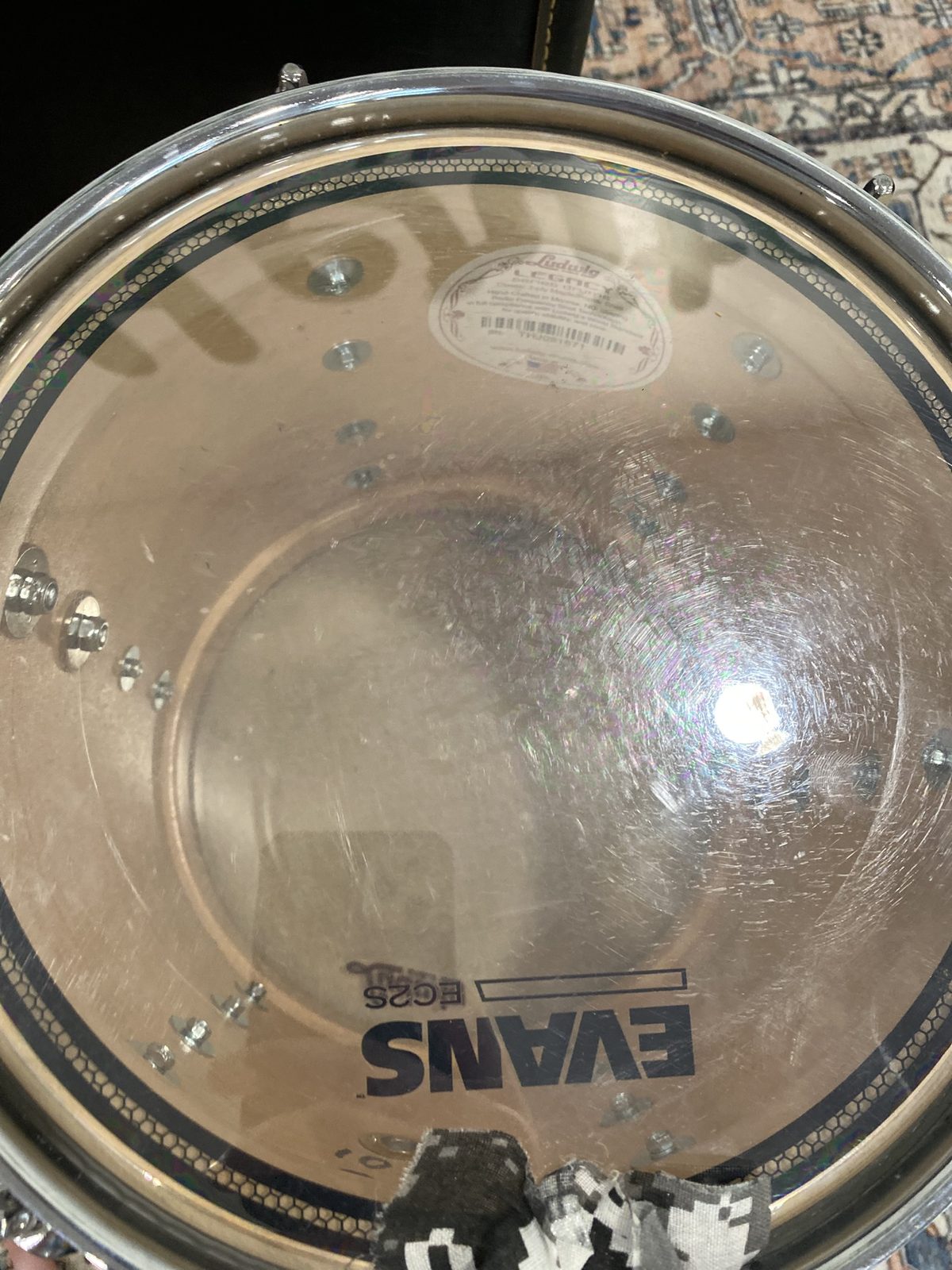 Ludwig Legacy Maple 10" Rack Tom - Sky Blue Pearl