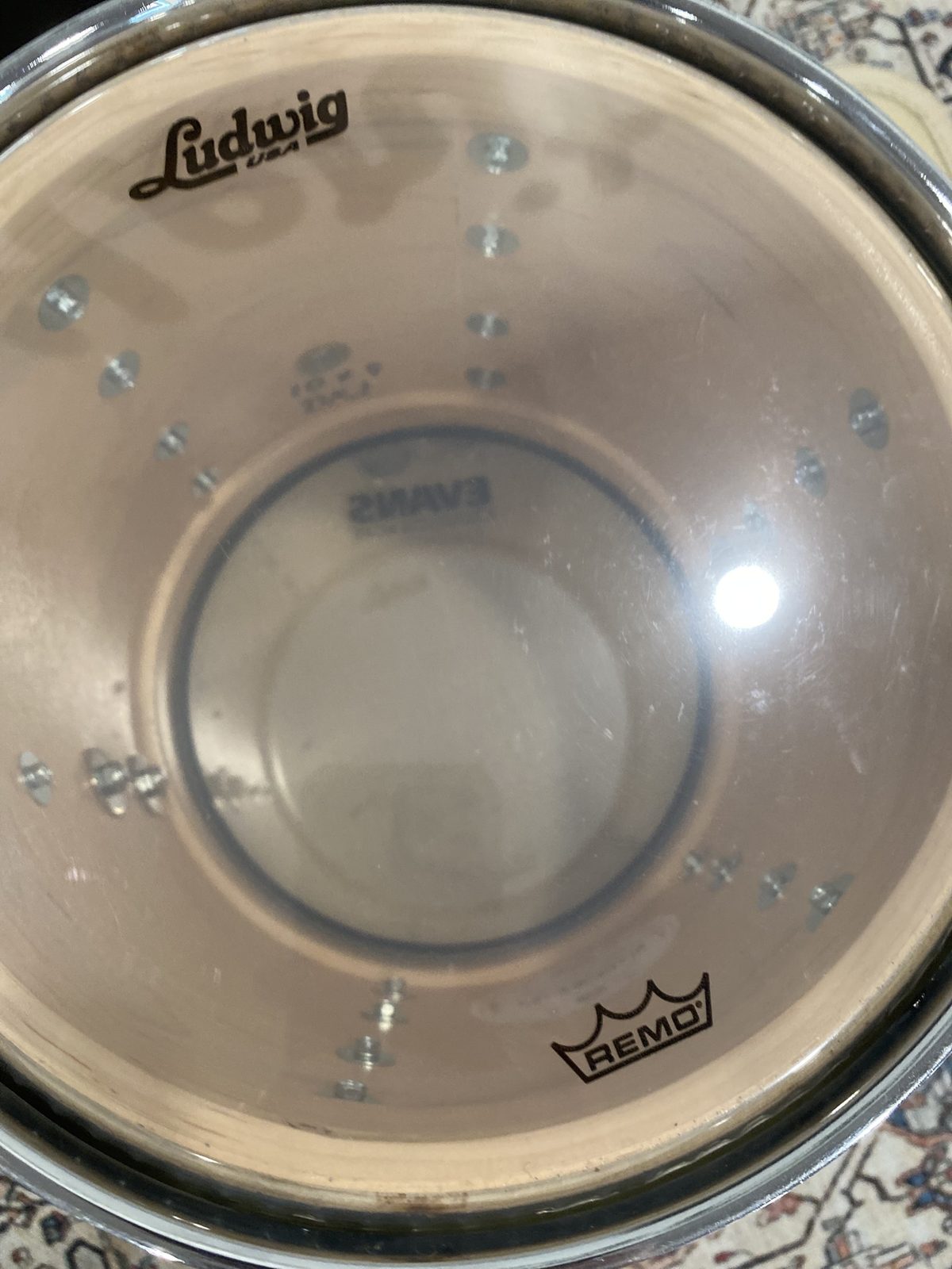 Ludwig Legacy Maple 10" Rack Tom - Sky Blue Pearl
