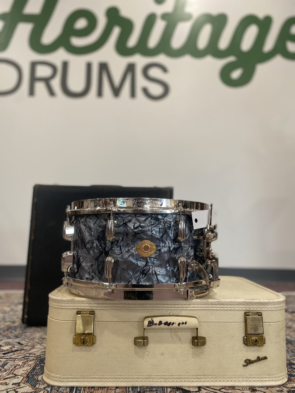Slingerland Radio King 7x14 Snare Drum - Black Diamond Pearl