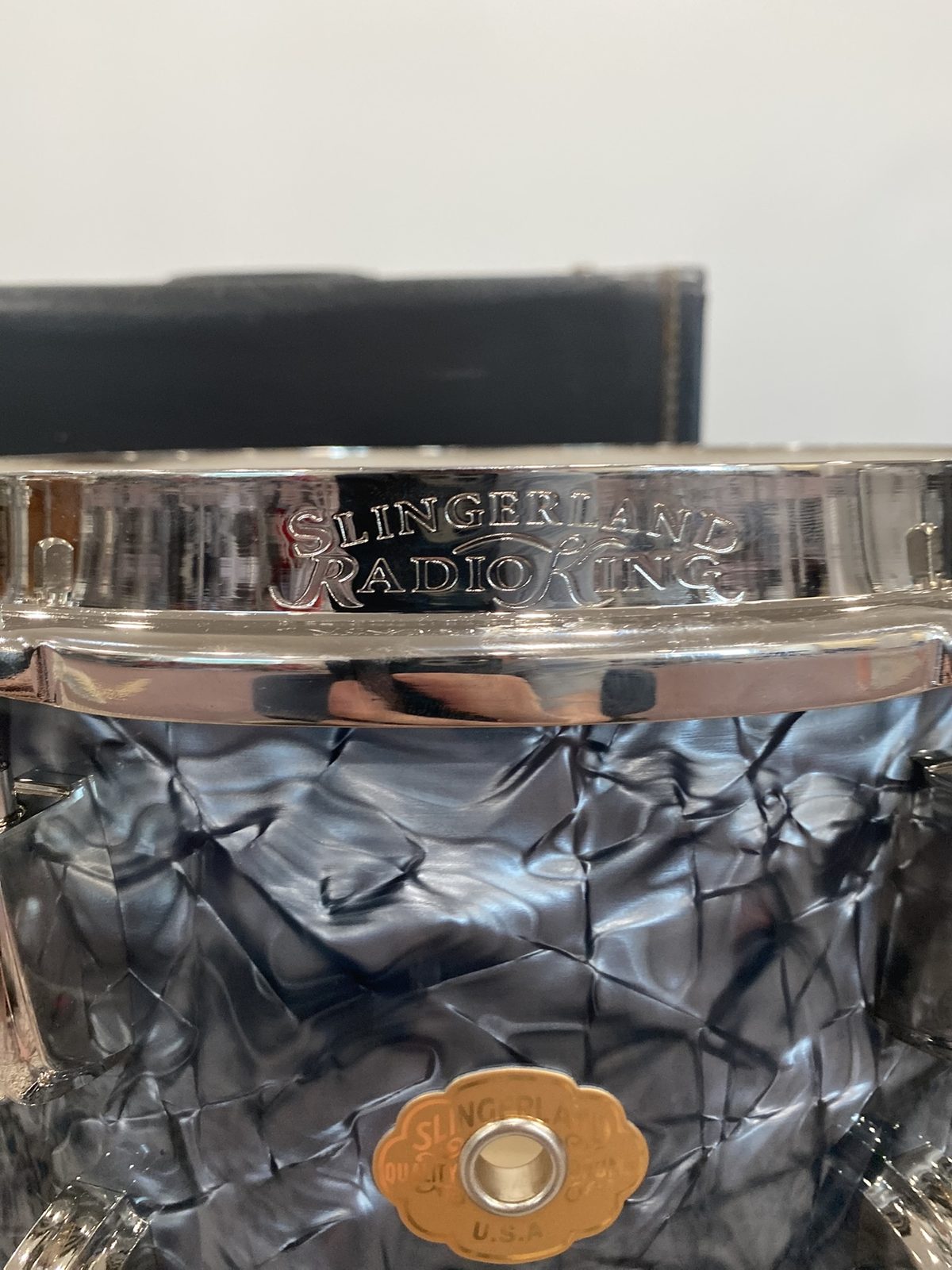 Slingerland Radio King 7x14 Snare Drum - Black Diamond Pearl