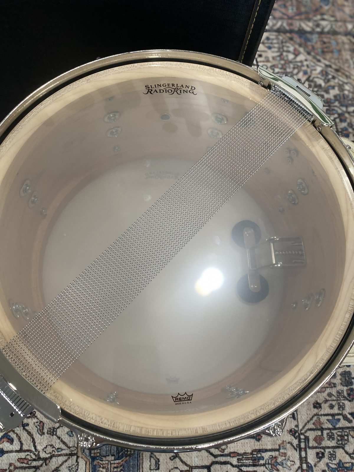 Slingerland Radio King 7x14 Snare Drum - Black Diamond Pearl