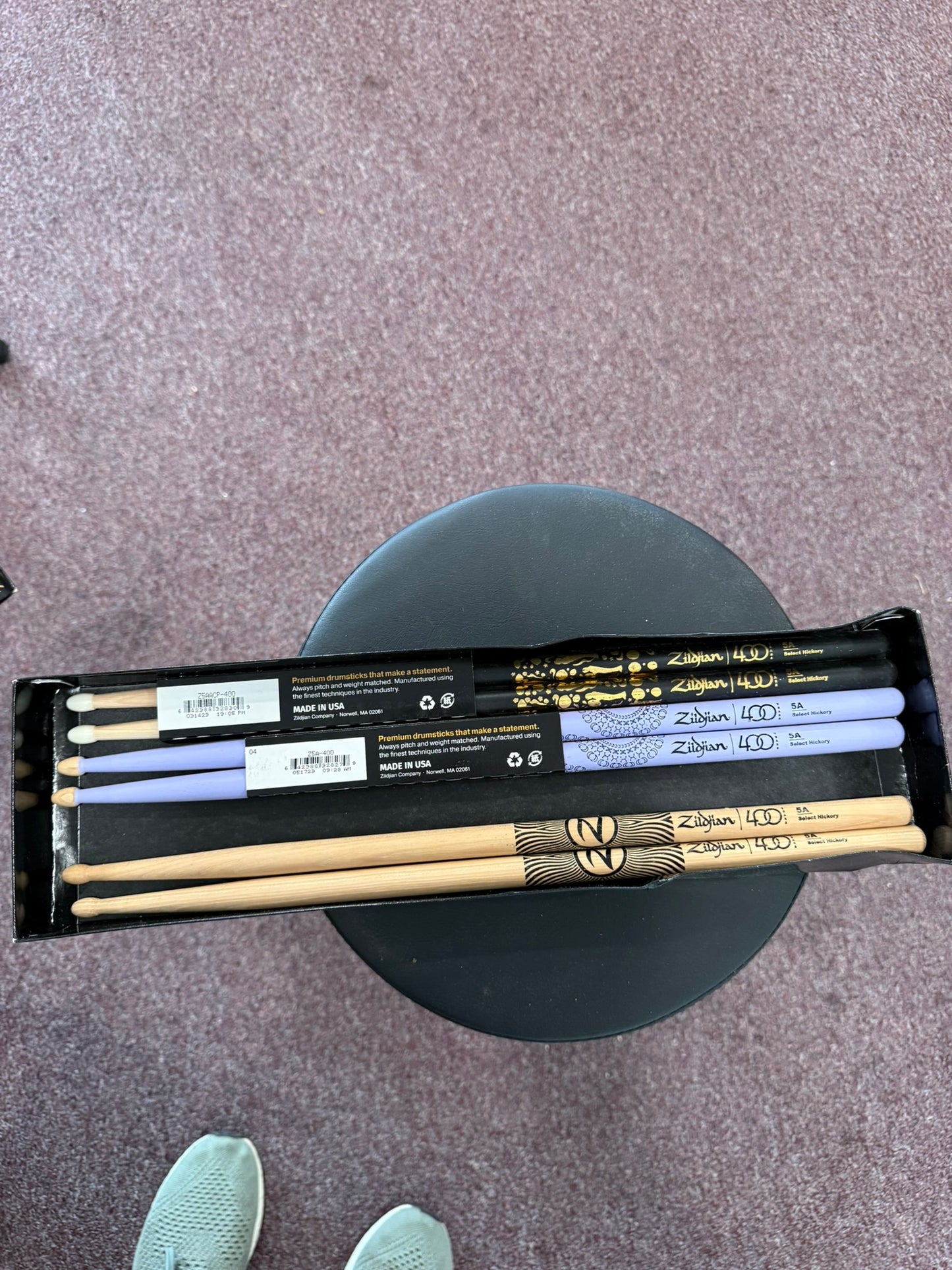 Zildjian Limited Edition 400th Anniversary Drumstick Collection
