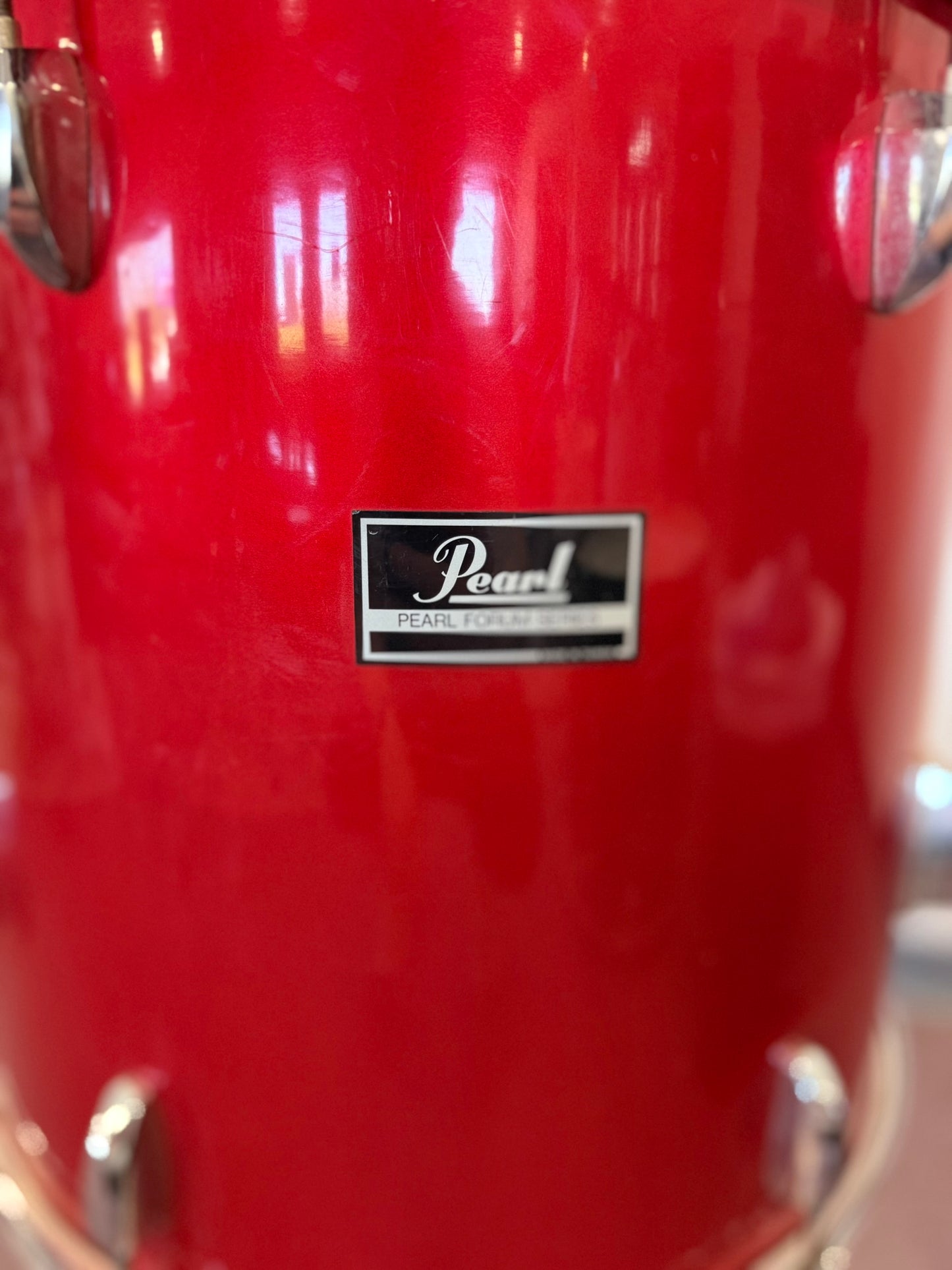 Pearl Forum Series 16x16" Floor Tom - Red - No Legs