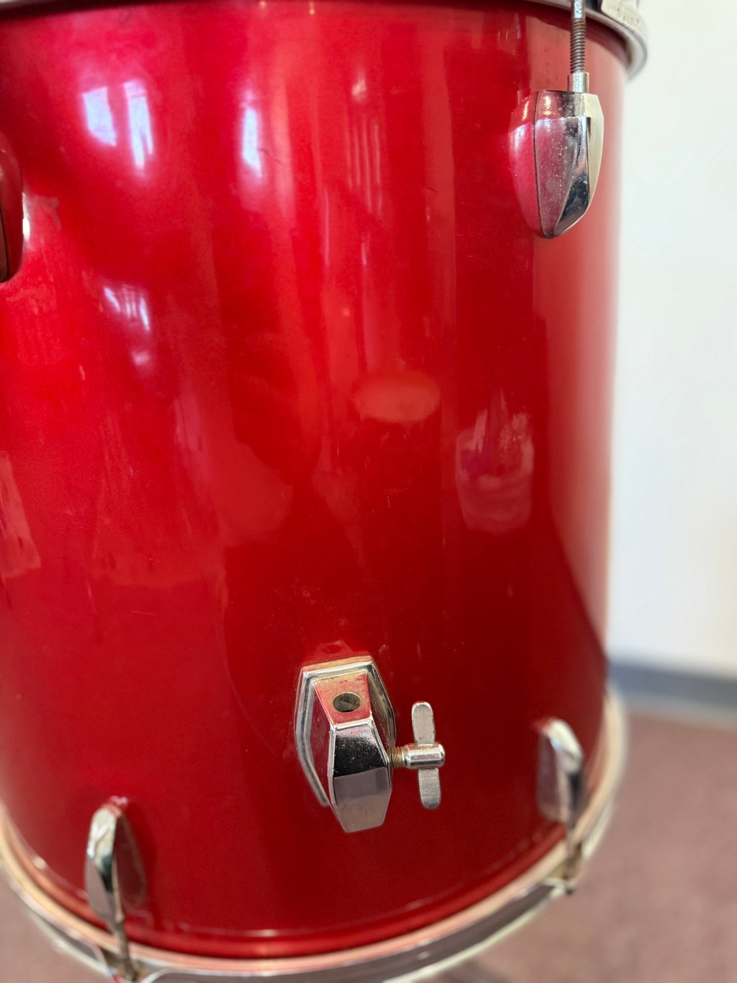 Pearl Forum Series 16x16" Floor Tom - Red - No Legs