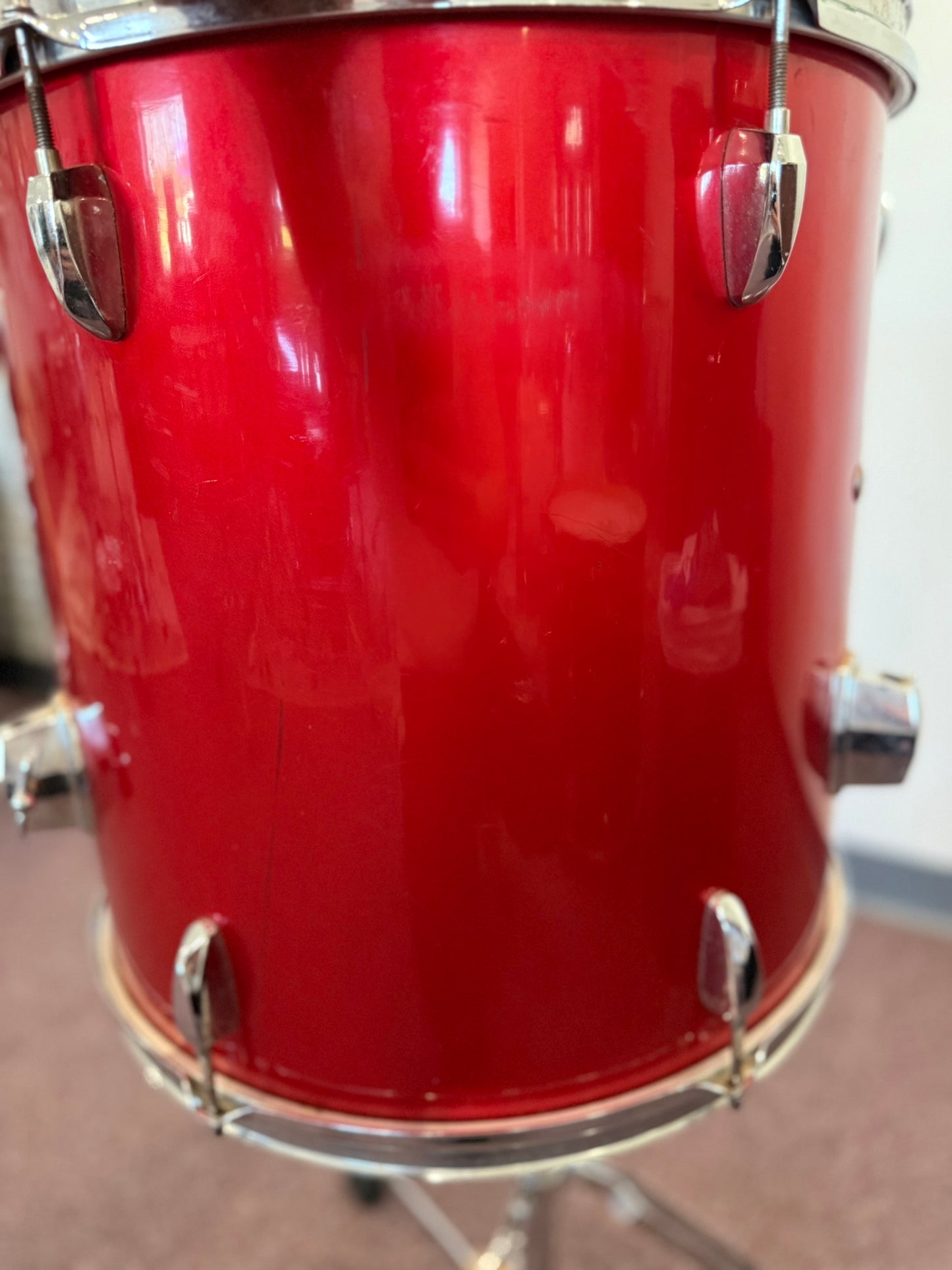 Pearl Forum Series 16x16" Floor Tom - Red - No Legs