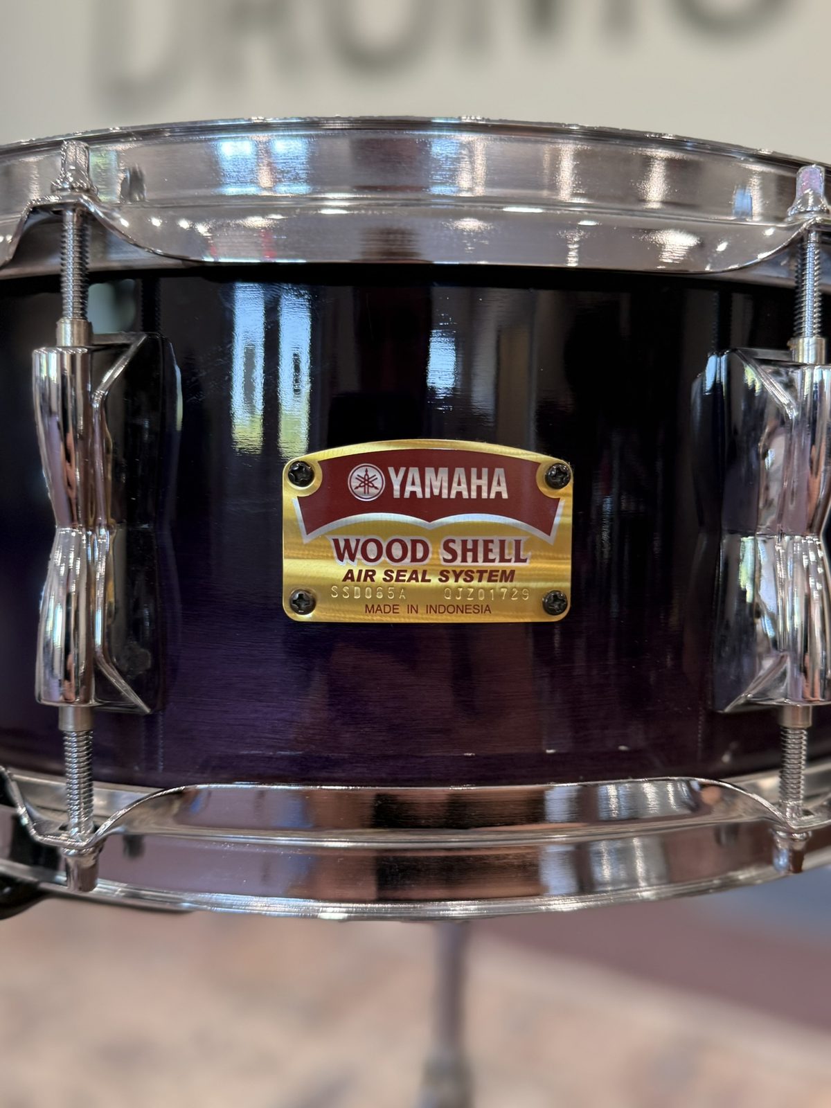 Yamaha Wood Shell 14x5.5" Snare Drum - Purple