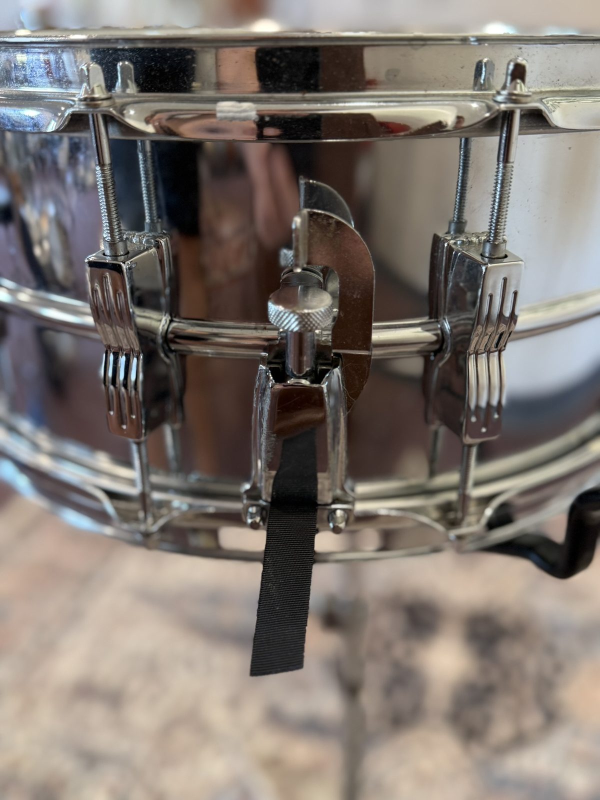 Ludwig LM302 Acrolithic 14x6.5" Snare - Black & White Badge