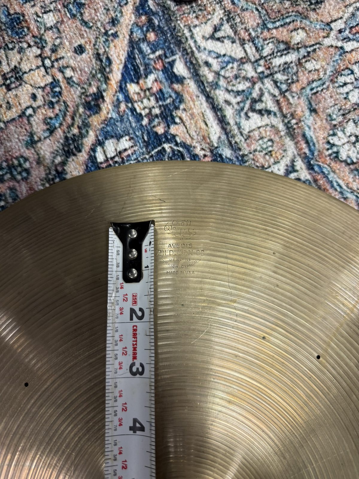 Zildjian Vintage 15.25" 1950s Small Stamp Hi-Hat Cymbals (Pair)