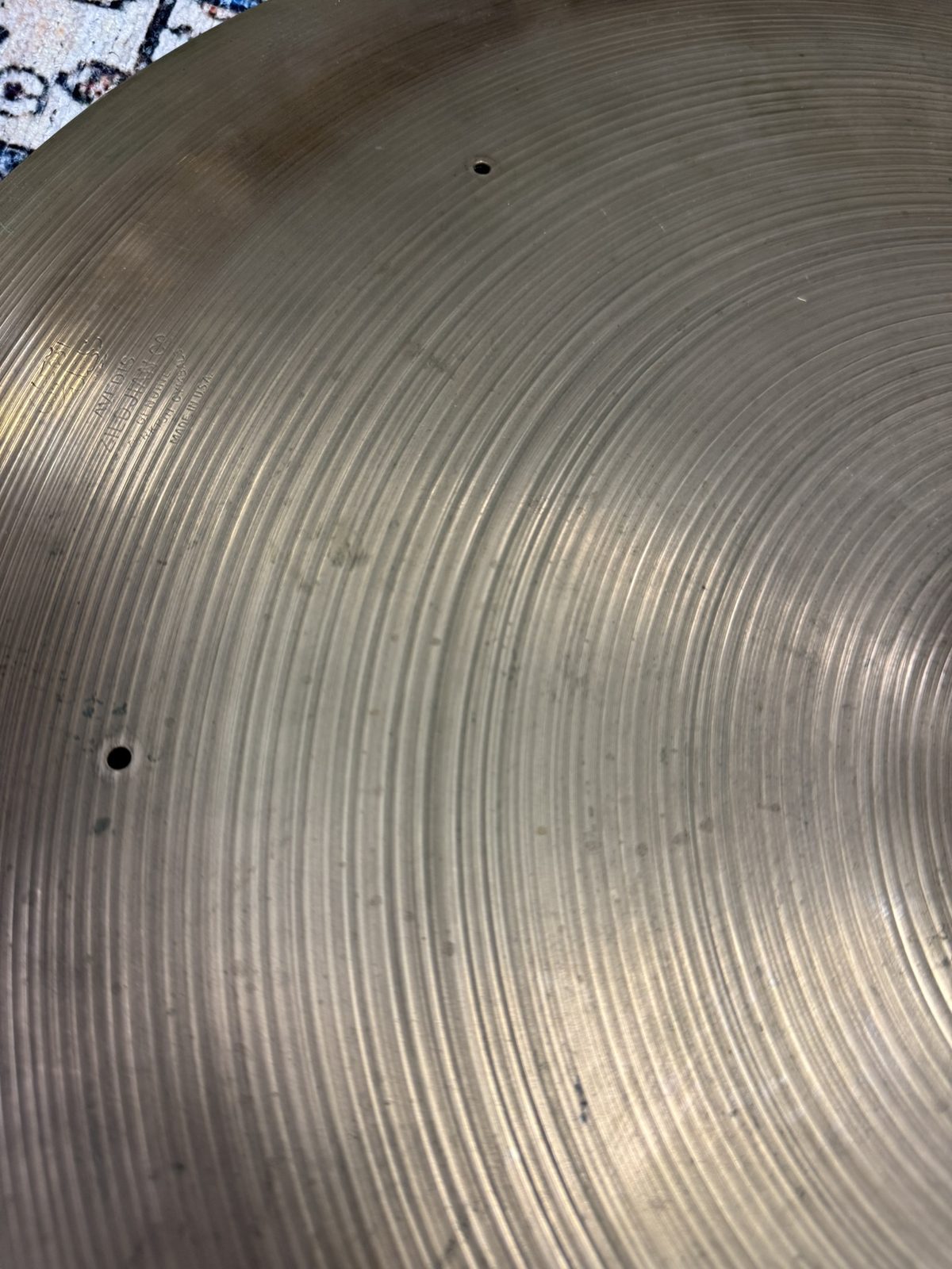 Zildjian Vintage 20 5/16" Small Stamp 1950s Ride Cymbal (2,280g)