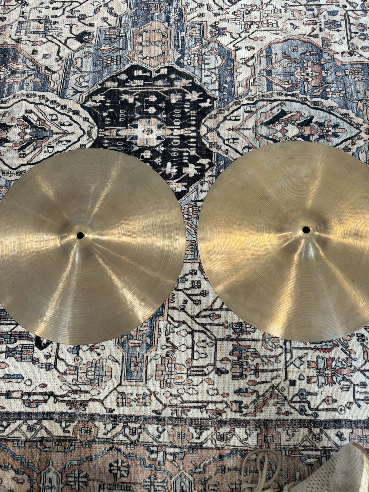 Zildjian Vintage 1960s 15.25" Hi-Hat Cymbals (Pair) - 1,080g/1,180g