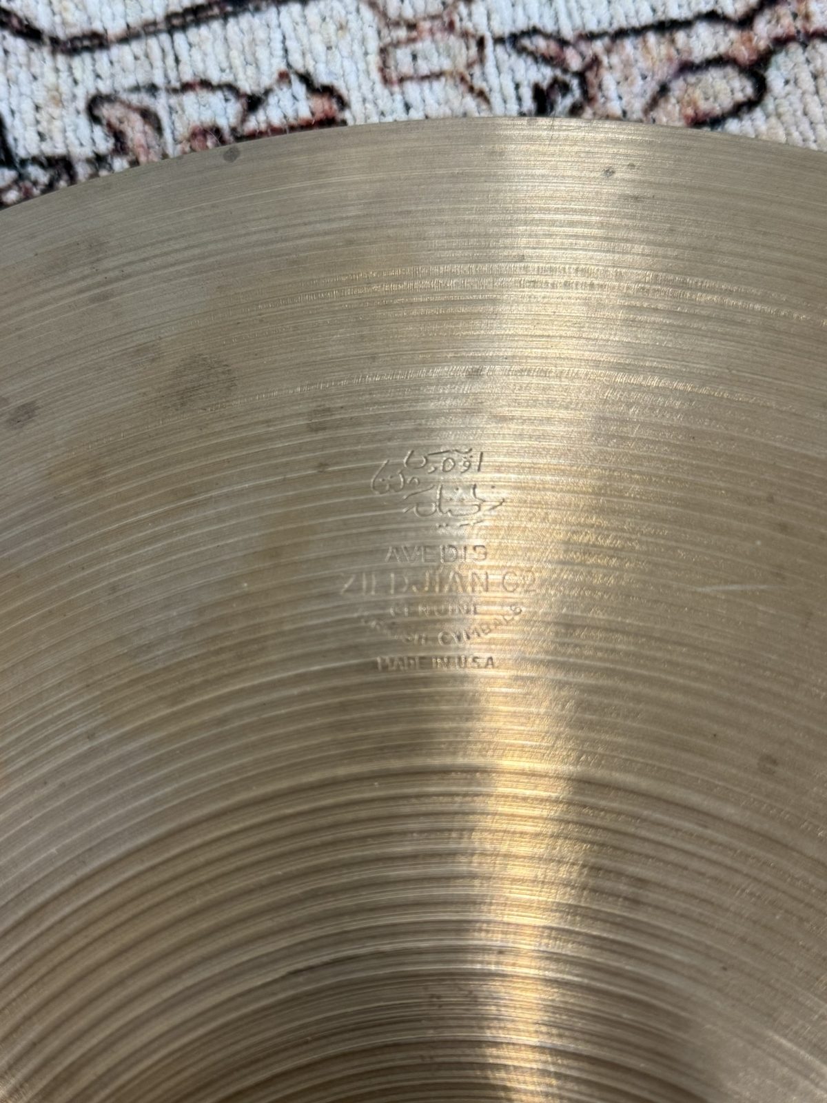 Zildjian Vintage 1960s 15.25" Hi-Hat Cymbals (Pair) - 1,080g/1,180g