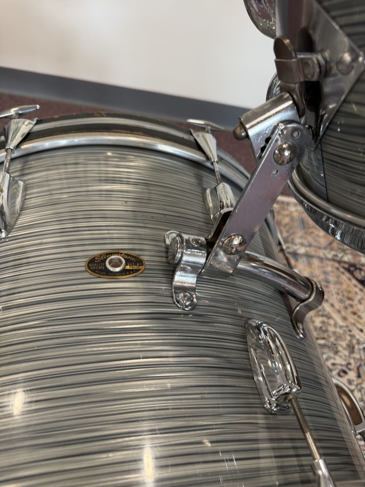Slingerland Vintage 1960s 3-piece Drum Kit - Rewrapped (22/12/14)