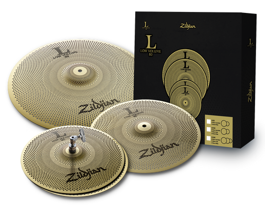 Zildjian LV348 L80 Low Volume Box Set 13/14/18" Cymbal Pack - BRAND NEW