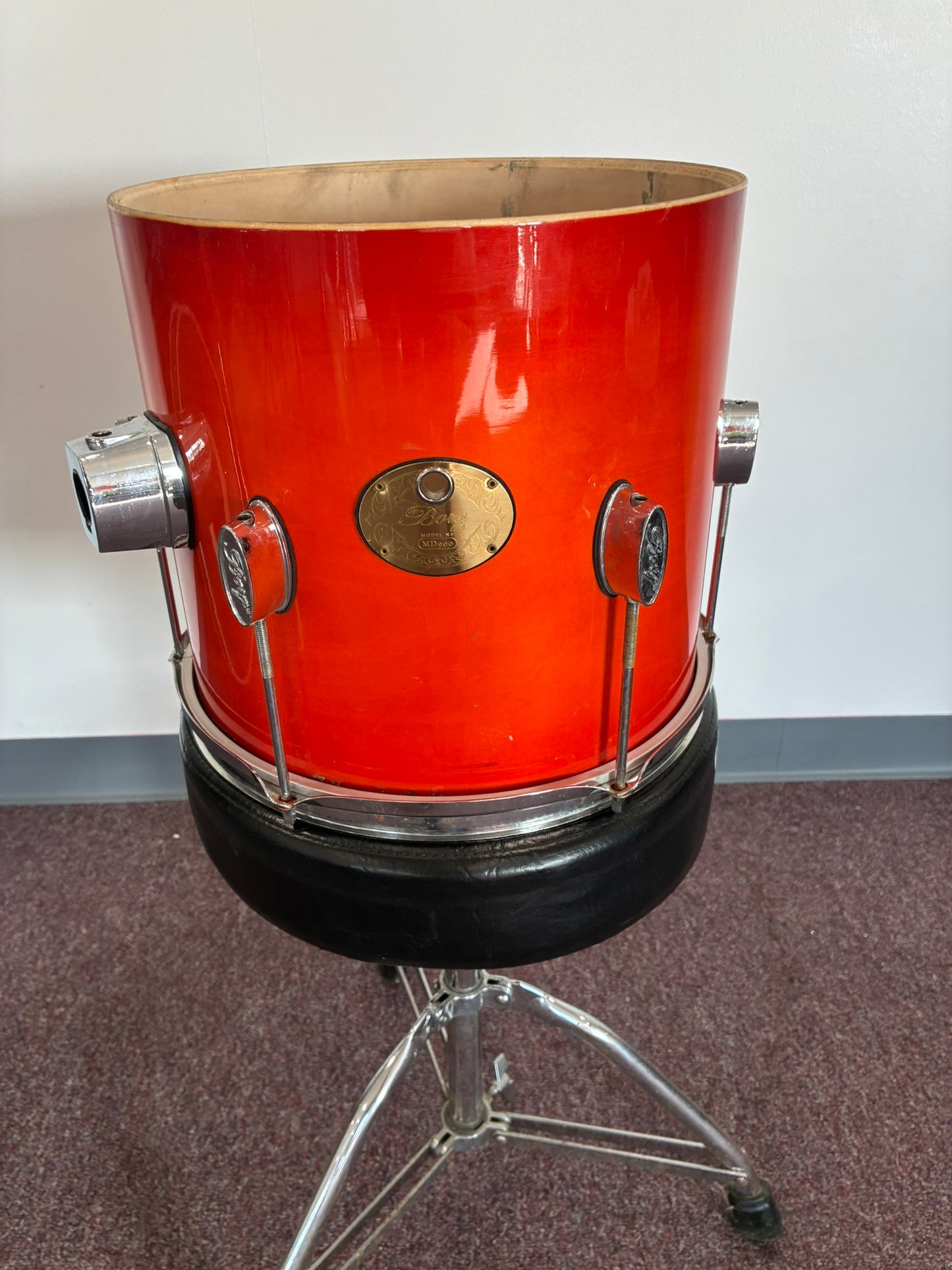 Borg 12"x10" Rack Tom - Orange