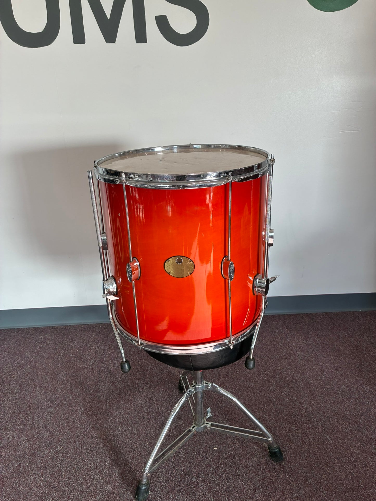 Borg 16"x16" Floor Tom - Orange